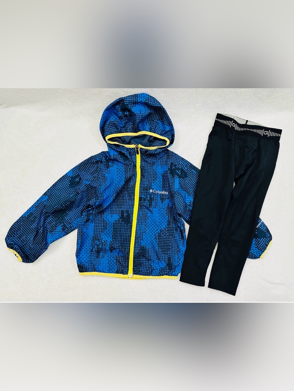 Columbia Boys Light Jacket Size 4-5 Years & Gap Fit Pants Excellent Condition